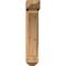 Ekena Millwork Thorton Arts and Crafts Smooth Bracket w/ Offset Brace, Western Red Cedar, 5 1/2"W x 16"D x 28"H BKT0604X16X28THR03SWR - alternate 2